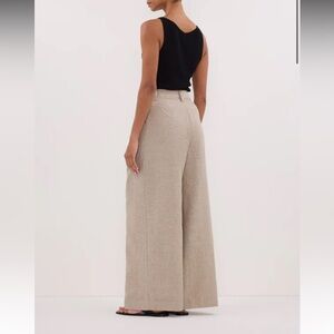 DISSH wide linen culottes Light Gray Chinos